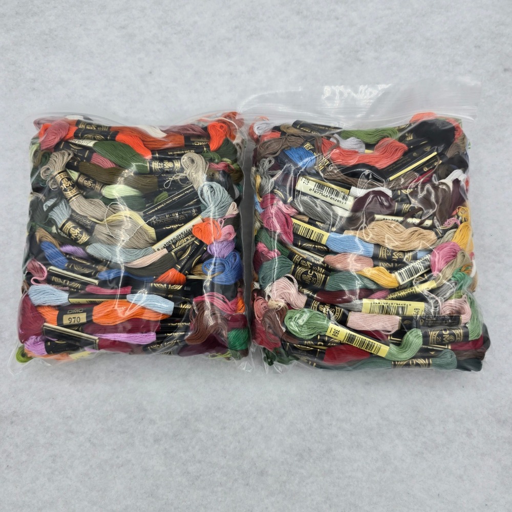 Lot 200 Skeins DMC Mouline Special Embroidery Floss Assorted Colors Cotton 2105